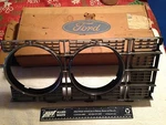 D3AZ-13064-A D3AB-13052-AA Ford Headlamp Door Right Hand Passenger 1973 Ltd. Fixed Price $40.00.