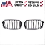 For Bmw 2014 2015-2018 F15 X5 F16 X6 Pure Experience Titanium Front Grille Pair. Fixed Price $64.99.