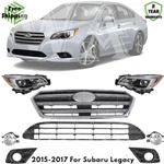 Front Grille Assembly & Headlight Kit 2015-2017 For Subaru Legacy. Fixed Price $545.50.
