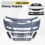 Fit For 2014-2019 Chevy Impala Ls Front Bumper Assembly Grille Kit W/o Drl. Fixed Price $380.00.