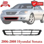 New Bumper Grille For Hyundai Sonata 2006-2008 Center Textured Black Plastic. Fixed Price $35.40.