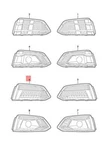 Audi Air Guide Grille Dark Chrome Matt/aluminium 8W6807682MRU6 No Duty To. Fixed Price $216.17.