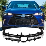 For 2015 2016 2017 Toyota Camry Hybrid Xle Xse Front Upper Grille Chrome. Fixed Price $54.99.
