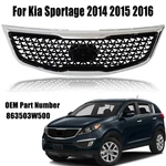 Front Upper Grille Chrome Fit For 2014-2016 Kia Sportage 863503W500 KI1200162. Fixed Price $49.99.
