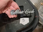 1981-86 Chevy Monte Carlo Grille Emblem Oem Gm 14043578..READ Descr. Fixed Price $26.75.