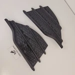 2013-2019 Ford Escape Lower Grille Bumper Fog Light Covers Pair Black Oem. Fixed Price $29.99.
