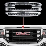 2016-2018 Gmc Sierra 1500 Slt Chrome Snap On Grille Overlay Covers Inserts. Fixed Price $139.99.