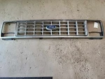 79-91 Ford Econoline Van Grille Chrome Used Oem E9UB-8150-AA. Fixed Price $285.00.
