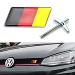 Germany Flag Emblem Badge W/ Grille/mesh Mount Toggle Bolt Anchor For Euro Car. Fixed Price $12.79.