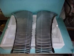 1940 Ford Deluxe Car Grille. Center Strip Included Vintique Reproduction. Fixed Price $675.00.