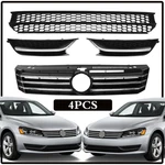 For 2012-2015 Vw Passat Front Bumper Upper/lower Grille & Fog Light Bezel Cover. Fixed Price $119.00.