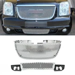 Fits 2017-2013 Gmc Yukon/yukon Xl 1500 Front Upper&lower Grille Chrome. Fixed Price $90.99.