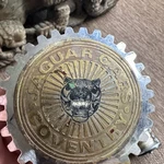 Vintage Jaguar Coventry Grille Badge- Chromed Brass-original. Fixed Price $99.00.