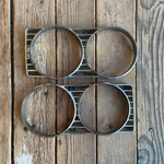 Lincoln Continental Front Headlight Bezels 1966 Pair Rh & Lh. Fixed Price $34.99.