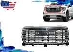 Fits 2022-2024 Gmc Sierra 1500/LTD Denali Front Bumper Grille Chrome Pickup. Fixed Price $279.80.