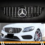 Front Grille For Mercedes Benz W205 C-class C300 W/led Emblem 2015-2018. Fixed Price $143.32.