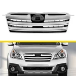 Hecasa Chrome Front Grille W/black Insert Abs For Subaru Outback 2013 2014. Fixed Price $68.15.