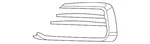Genuine Volkswagen Outer Grille 5GM-853-666-H-9B9. Fixed Price $141.22.