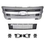 2011-2015 Ford Explorer Front Grille Assembly Silver Chrome With Fog Lights. Fixed Price $98.99.
