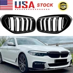 For Bmw 5 Series G30 G31 2017 2020 Black Dual Slat Kidney Bumper Grille 2X. Fixed Price $32.95.