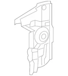 Genuine Lexus Radiator Support Air Deflector 53154-53030. Fixed Price $134.49.