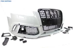 RS6 Style Front Bumper Cover Grille Bezel Upgrade Kit For 2009- 2011 A6. Fixed Price $1051.93.