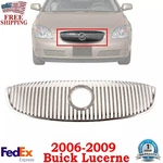 New Grille Assembly Chrome Shell And Insert For 2006-2009 Buick Lucerne. Fixed Price $63.70.