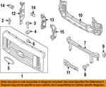 Ford Oem 08-26 E-150 Grille Components-inner Bracket 8C2Z8269A. Fixed Price $30.43.
