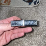 1975 Chevrolet Chevelle Malibu Laguna Nos Front Grille Emblem Oem Script 347378. Fixed Price $20.00.