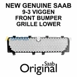 Saab 9-3 Viggen 99-02 Front Bumper Grille Mesh New Genuine Center 5400387. Fixed Price $139.99.