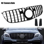 For Mercedes X166 GLS450 GLS550 2016-2019 Gloss Black Gt Grill W/camera Hole. Fixed Price $79.89.
