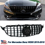 Front Bumper Grille W/star For Mercedes Benz W205 2015-2018 C300 C350 C250. Fixed Price $68.79.