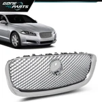 Front Bumper Upper Grille Mesh Silver Fit For 2012-2015 Jaguar Xfr. Fixed Price $122.30.