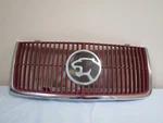 1987-1988 Mercury Cougar Front Upper Radiator Bumper Grille Cover Red-chrome Oem. Fixed Price $119.99.