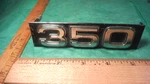 BS19 Chevrolet 350 Grill Emblem Vintage 1975-9 #343991 Chevy Blazer Suburban. Fixed Price $9.99.