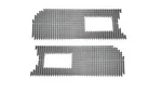 Pg Classic 3309-SSET Mopar 1969 Plymouth Barracuda Front Grille Screens. Fixed Price $802.95.