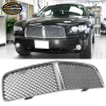 Fits 06-10 Dodge Charger Chrome Abs Front Bumper Grille Hood Mesh Guards. Fixed Price $489.00.