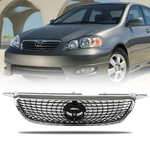 For 2003-2008 Toyota Corolla Front Bumper Hood Grille Diamond Style Chrome. Fixed Price $289.94.