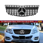 Front Grille W/led Star For 2013-2015 Mercedes X204 Glk-class GLK350 Black. Fixed Price $79.99.