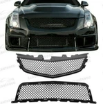 2008-2014 Cadillac Cts-v Ctsv Front Upper/lower Main Grille Combo Matte Black. Fixed Price $249.99.