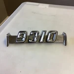 Chrome 1957 Gmc 9310 Grille Emblem , Canadian. Fixed Price $126.45.