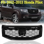 Fit Honda Pilot 2012 2013 2014 2015 Gloss Black Front Upper Grill Honeycomb Assy. Fixed Price $115.99.