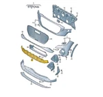 Audi Q4 E-tron 89A8076839B9 Front Bumper Center Lower Grille. Fixed Price $58.13.