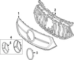 Mercedes Benz Eqb 350 300 250 2022-2024 Rear Radiator Grille 2438880000. Fixed Price $264.98.