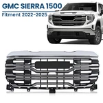 For 2022 2023 2024 Gmc Sierra 1500 Slt Front Grille Assembly Chrome. Fixed Price $189.00.