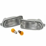 Fit Subaru Impreza 98-01 GC8 Clear Bumper Repeaters Indicators Pair Lights Z1480. Fixed Price $61.87.