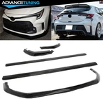 Fits 23-24 Toyota Gr Corolla Gloss Black As Front Lip+ Side Skirts+ Rear Aprons. Fixed Price $255.99.