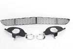 Genuine Front Bumper Grille + Chrome Rings Set Fits Mercedes Cls W219 04-08. Fixed Price $210.00.