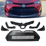 6PCS For 2017-2019 Toyota Corolla Xle Ce Front Grille Fog Covers Brackets Set. Fixed Price $74.99.