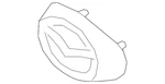 Genuine Mazda Grille Emblem Bracket KB8A-50-721. Fixed Price $22.31.